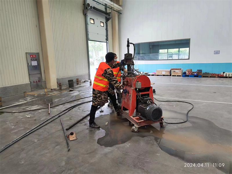 习水厂房地面下沉塌陷注浆加固施工